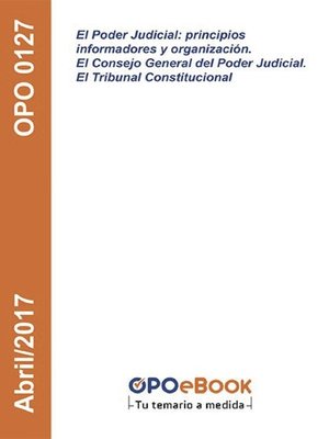 cover image of principios informadores y organización